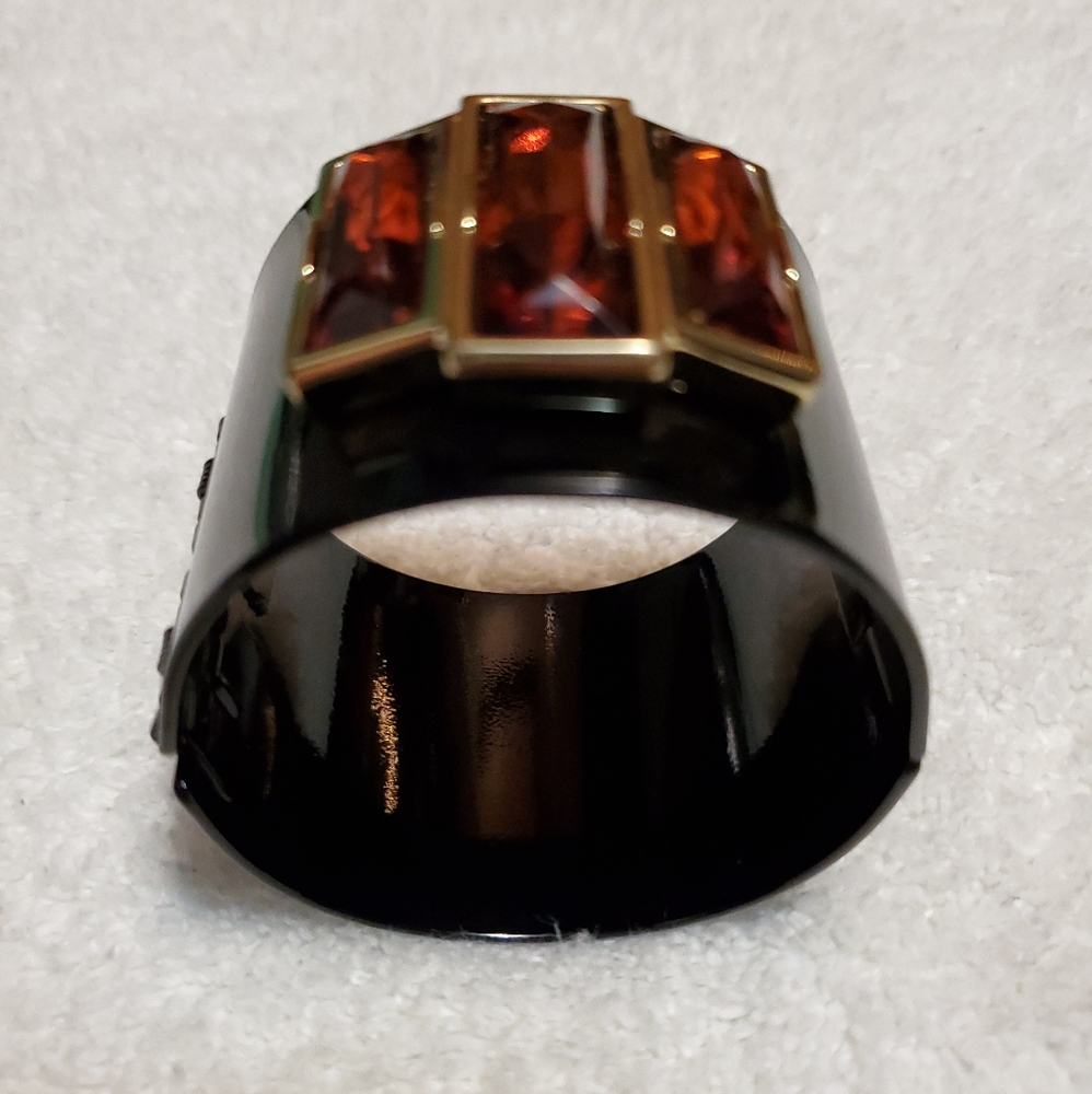 VTG Retro Heavy Lucite Chunky Bracelet - Picture 3 of 5